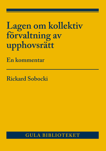 Lagen om kollektiv förvaltning av upphovsrätt