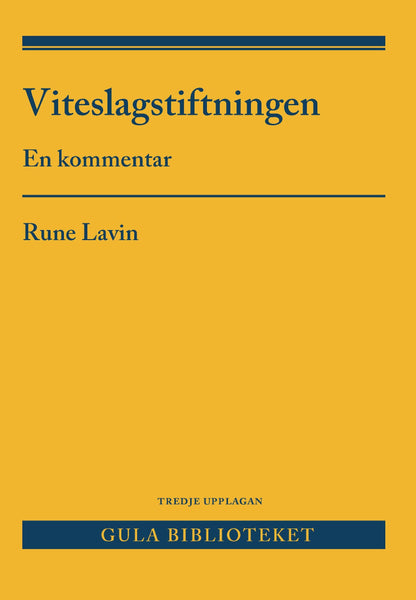 Viteslagstiftningen