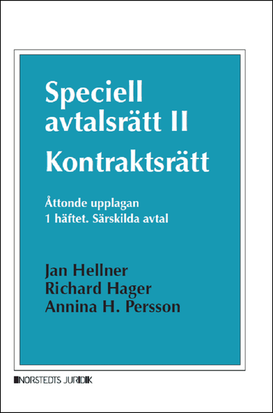 Speciell avtalsrätt II. Kontraktsrätt. 1 häftet