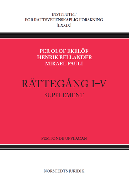 Rättegång I-V. Supplement