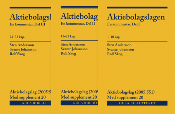 Aktiebolagslagen, del I-III