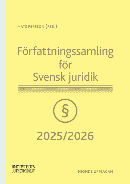 Författningssamling för Svensk juridik