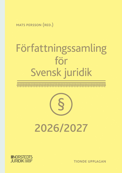 Författningssamling för Svensk juridik