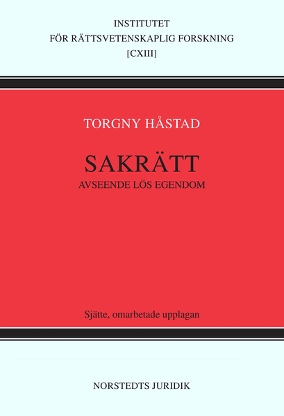 Sakrätt avseende lös egendom