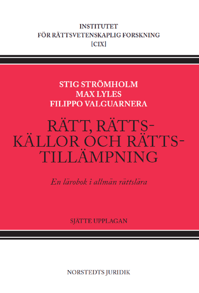 Rätt, rättskällor och rättstillämpning