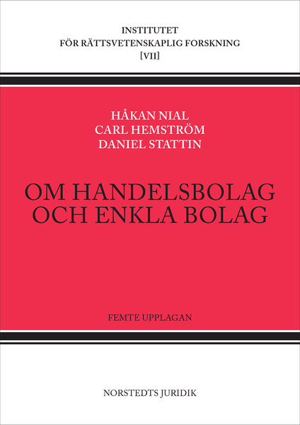 Om handelsbolag och enkla bolag