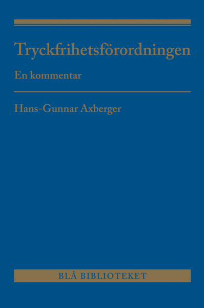 Tryckfrihetsförordningen