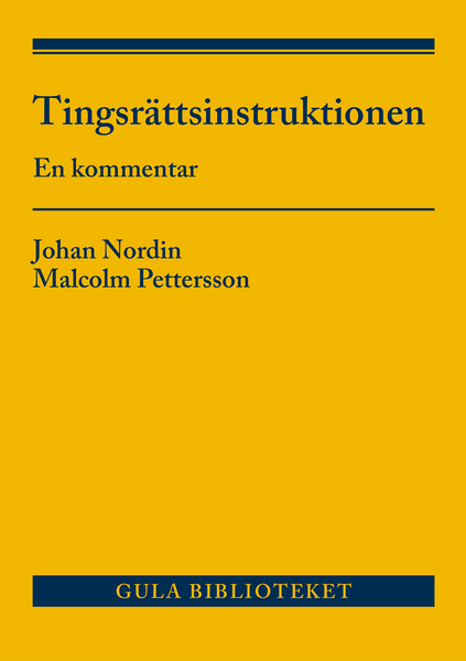Tingsrättsinstruktionen