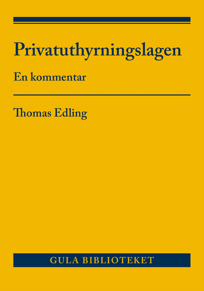 Privatuthyrningslagen