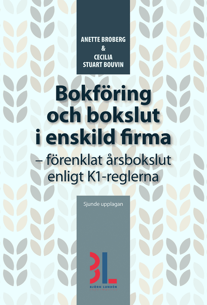 Bokföring och bokslut i enskild firma - K1