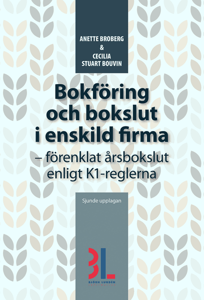 Bokföring och bokslut i enskild firma - K1