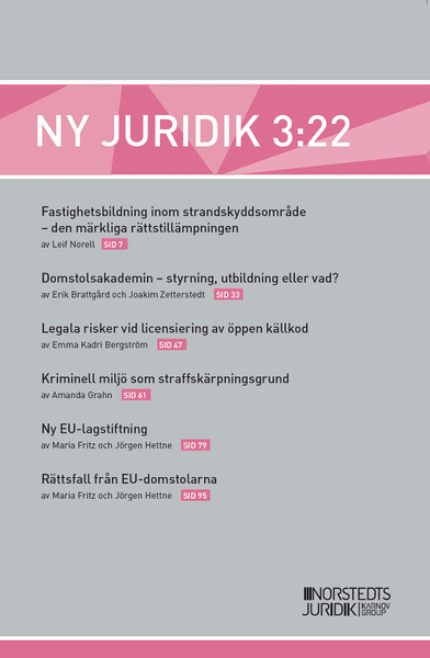 Ny Juridik 3:22